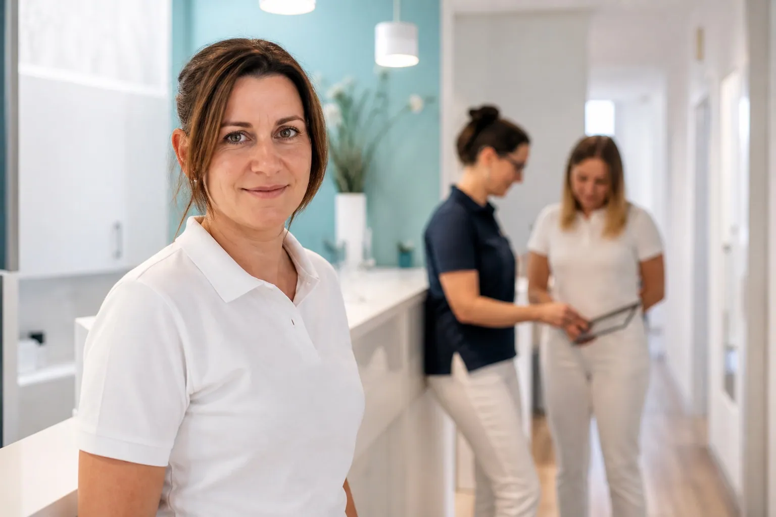 Junges Ärzteteam als Motiv für Praxismarketing und Recruiting